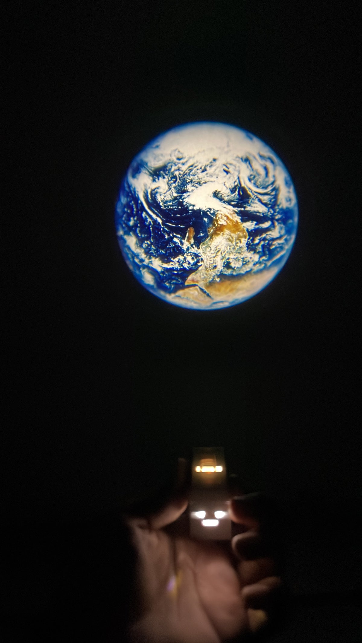Moon Light Projection Lamp – 360° Rotating USB Rechargeable Night Light