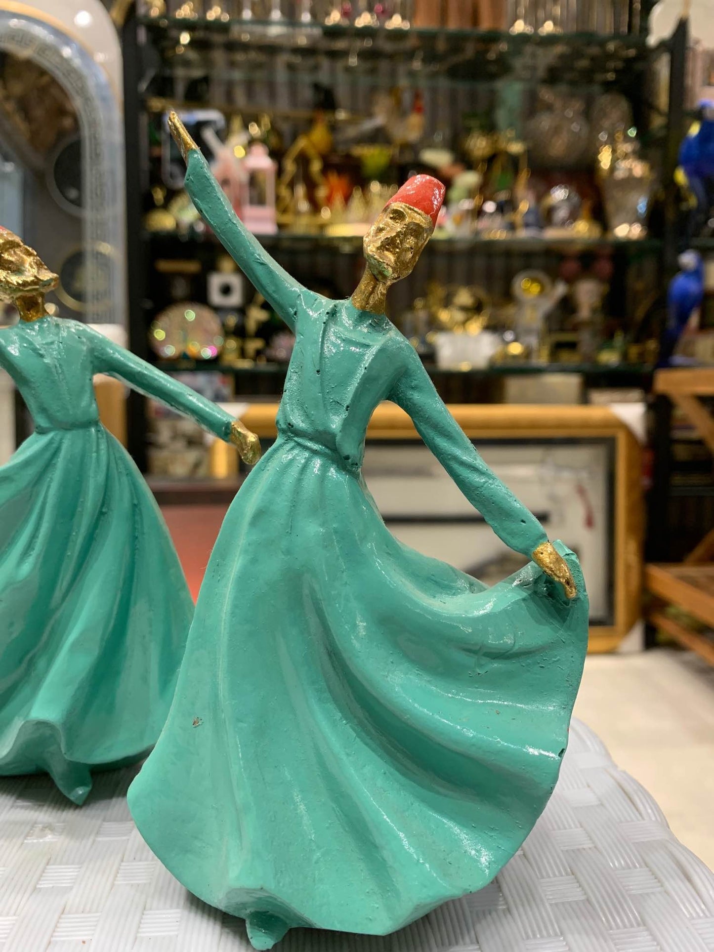 Set Of 3 Pieces SUFI Sculpture Showpiece in Fiber Material MADE IN PAKISTAN 🇵🇰