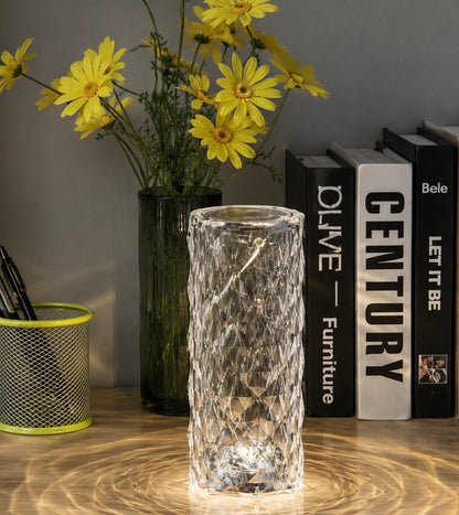 Crystal Ripple Table Lamp