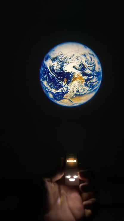 Moon Light Projection Lamp – 360° Rotating USB Rechargeable Night Light