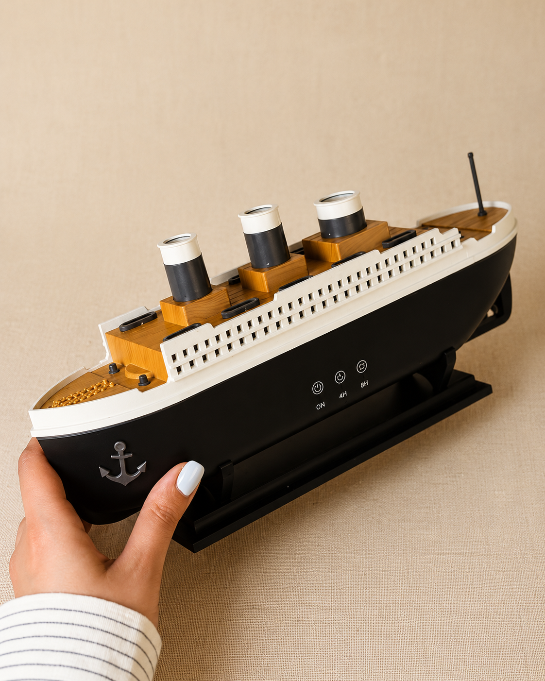 Titanic Ship Jellyfish Aroma Diffuser | LED Light Humidifier | Essential Oil Aromatherapy