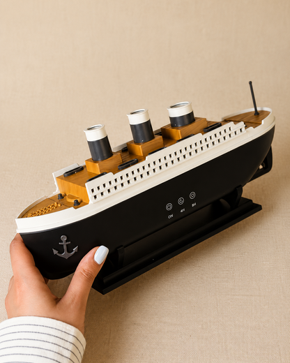 Titanic Ship Jellyfish Aroma Diffuser | LED Light Humidifier | Essential Oil Aromatherapy