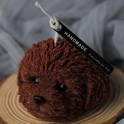 Puppy Face Candle