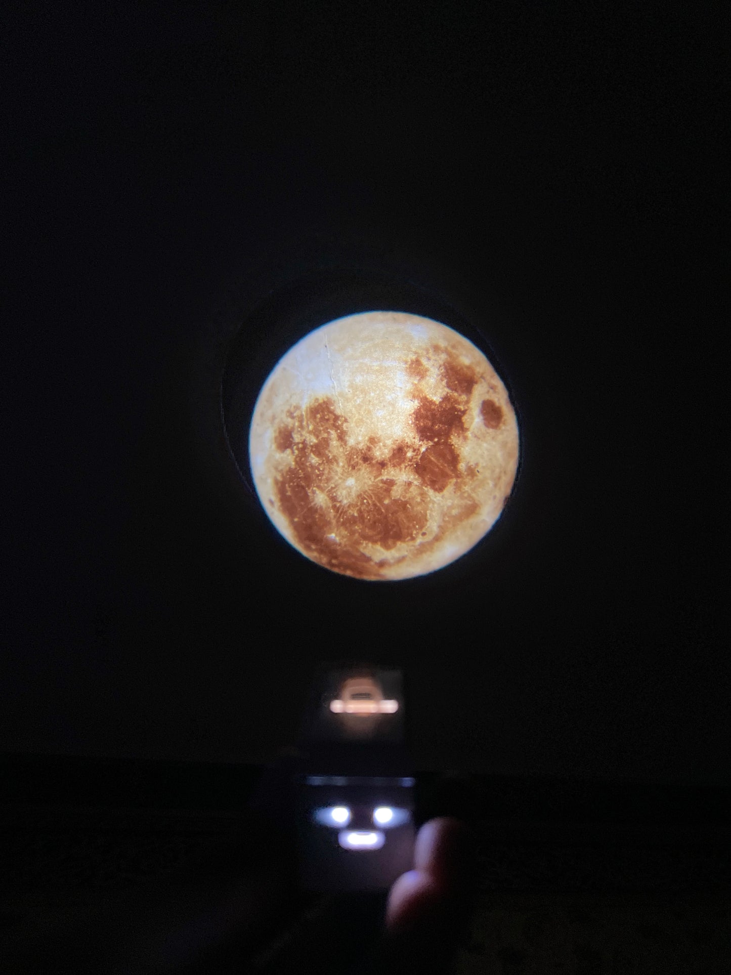 Moon Light Projection Lamp – 360° Rotating USB Rechargeable Night Light