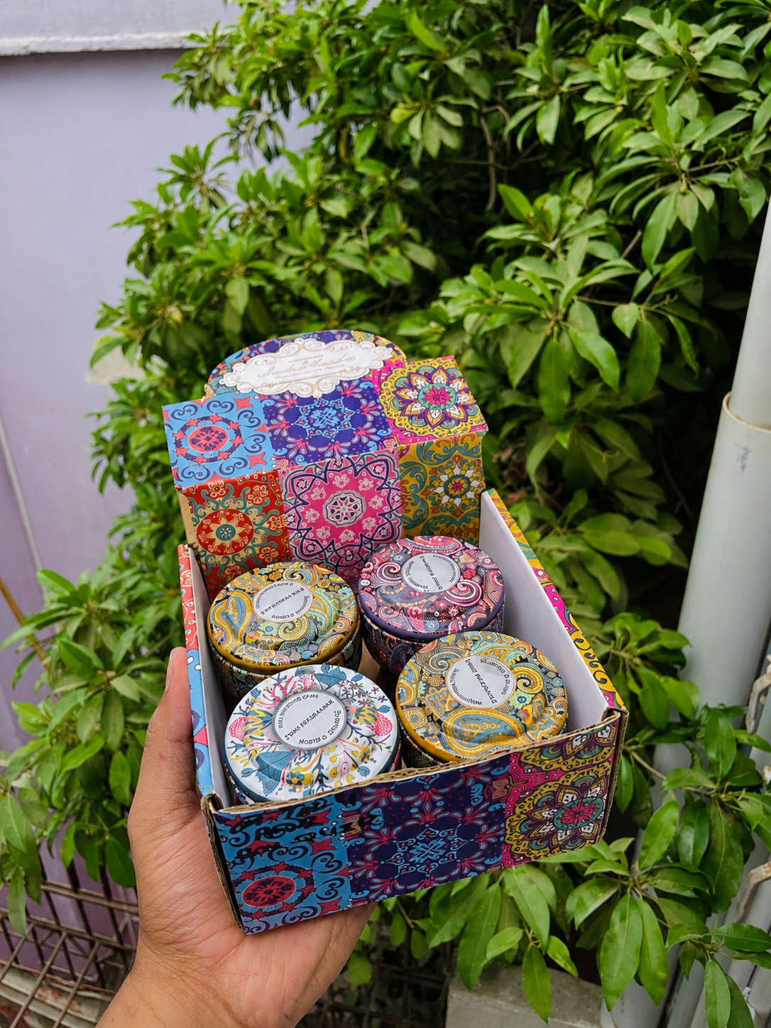 Luxury Scented Candle Gift Set – Decorative Tin Candles with Premium Gift Box