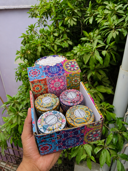 Luxury Scented Candle Gift Set – Decorative Tin Candles with Premium Gift Box
