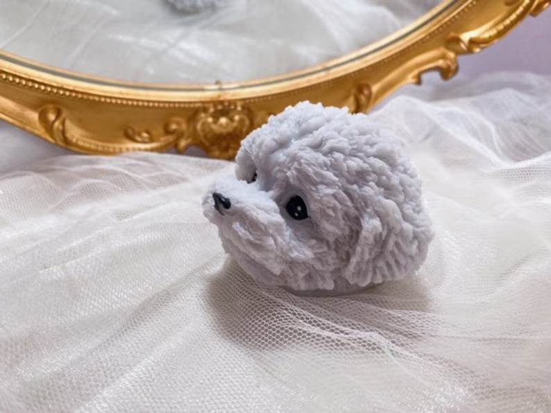 Puppy Face Candle
